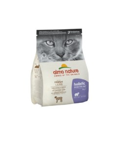 Сухой корм для кошек ADULT CAT с чувствительным пищеварением с ягненком 0 4кг Almo nature