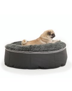 Лежанка для собак Dark Grey темно серый нейлон размер S 50х60 см Ambient lounge