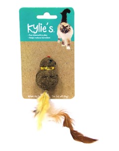 Мягкая игрушка для кошек Птичка с кошачьей мятой сизаль разноцветный 19 см Chomper