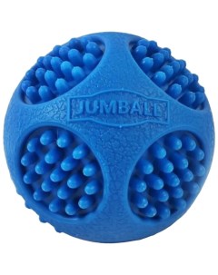Игрушка для животных Мяч с шипами синий Nposs