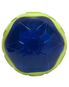 Игрушка для собак Шар цвет салатово синий диаметр 8 см Keyprods