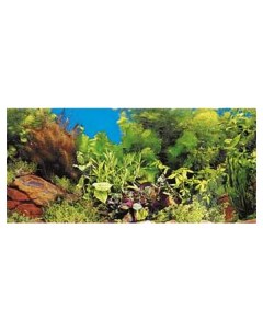 Фон для аквариума двухсторонний скалисто растительный голубой 30x10 см Hagen