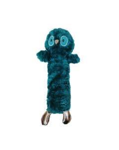 Мягкая игрушка для собак Лесные звери с длинным туловищем плюш синий 35 см 1 шт Chomper