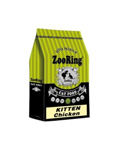 Сухой корм для котят Kitten курица 2 шт по 10 кг Zooring