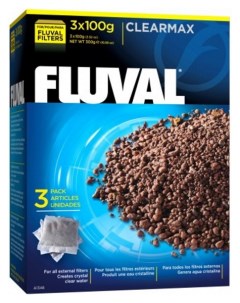 Наполнитель для внешнего фильтра CLEARMAX цеолит 3 шт по 100 г Fluval