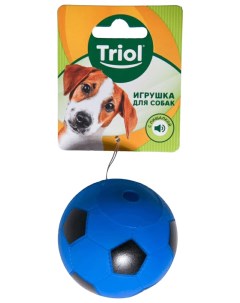 Мячик для собак футбольный в ассортименте Триол