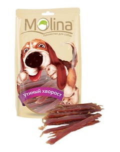 Лакомство для собак Утиный хворост 80г Molina