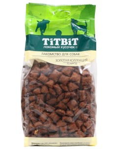 Лакомство для собак Хрустящие подушечки для мелких пород говядина сыр 350 г Titbit