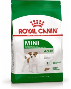 Сухой корм для собак Size Health Nutrition Mini Adult для мелких пород 800г Royal canin
