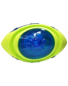 Игрушка для животных Американский мяч светящийся сине зеленый Keyprods