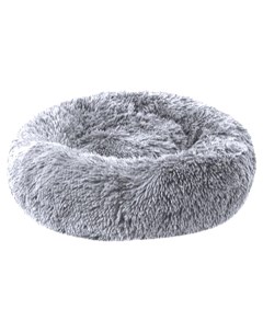 Лежак Fashion круглый серый для животных 60 х60 х25 см Уют