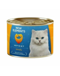 Консервы для кошек Urinary паштет из морской рыбы 240 г New elements
