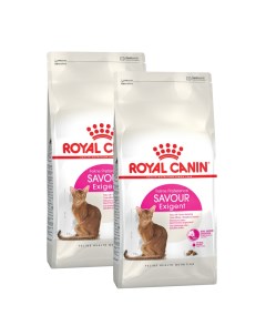 Сухой корм для кошек Savoir Sensation Exigent домашняя птица 2шт по 4кг Royal canin
