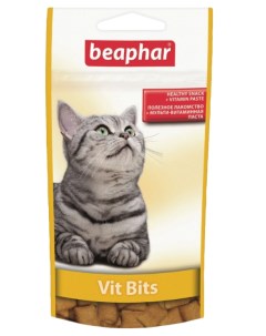 Лакомство для кошек Vit Bits подушечки домашняя птица 35 г Beaphar