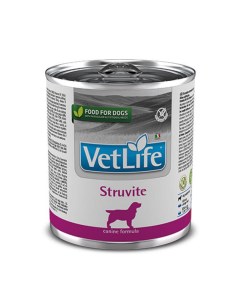 Консервы для собак Vet Life Struvite при МКБ струвитного типа 3 шт по 300 г Farmina