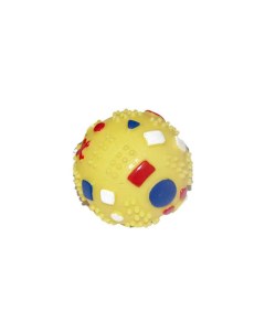 Игрушка для собак мяч цветной виниловый 6 5 см Buddy