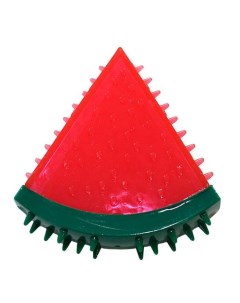 Игрушка для собак Долька арбуза красно зеленая 12 5х11 см Уют