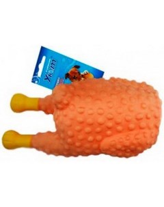 Игрушка для собак Утинная тушка оранжевая 15 см Уют