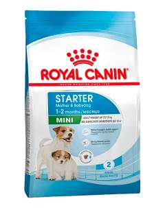 Сухой корм для щенков и собак Mini Starter Mother Babydog 1 кг Royal canin