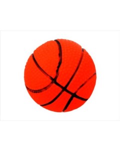Игрушка для собак мяч баскетбольный красная 7 см Уют