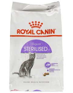 Сухой корм для кошек Sterilised 37 стерилизованных птица 10 кг Royal canin