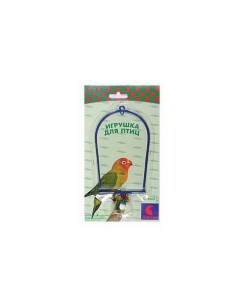 Игрушка для птиц качели с пластиковым подвесом 18 см Zoo-m