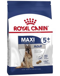 Сухой корм для собак Maxi Adult 5 для крупных птица и рис 15 кг Royal canin