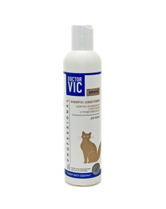 Шампунь кондиционер для кошек с кератином и провитамином B5 250 мл Doctor vic