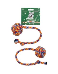 Игрушка для собак канатный мяч с узлом D10 мм Сибирский пес