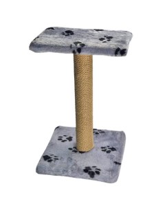 Когтеточка для кошек Зонтик джутовый серая 50 см Jack&king