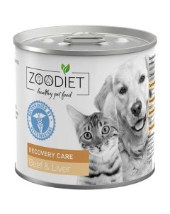 Консервы для кошек Recovery Care говядина и печень 240г Zoodiet