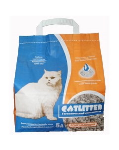 Наполнитель для кошачьего туалета впитывающий 5 л Catlitter