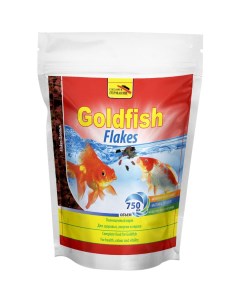 Корм для аквариумных рыб Goldfish Flakes 750 мл хлопья Novamark