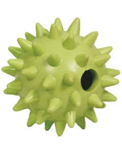 Жевательная игрушка для собак Мяч игольчатый из резины зеленый 8 5 см Триол