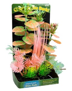 Искусственное растение для аквариума Glow Plan пластик Penn plax