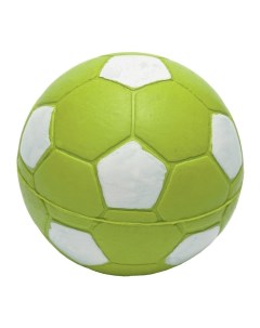 Игрушка для собак Мяч футбольный со звоном каучуковый 6 см Nobrand