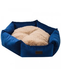 Лежанка для кошек и собак текстиль холлофайбер 55x55x17см в ассортименте Зоогурман
