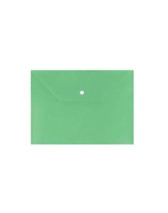 Папка конверт на кнопке 0 15 мм А4 непрозрачная зеленая Informat