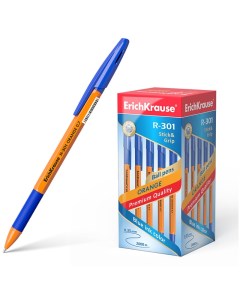 Ручка шариковая Erich Krause R 301 Orange 0 35мм синий цвет чернил 50шт 22187 Erich krause