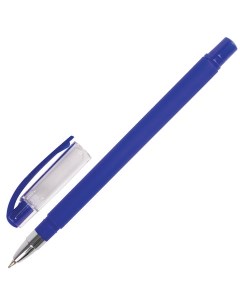 Ручка шариковая Matt 0 35мм синий цвет чернил масляная основа 12шт 142486 Brauberg