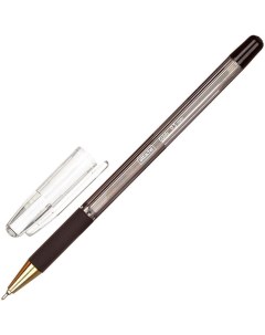 Ручка шариковая Goldy 0 3мм черный цвет чернил 12шт Attache