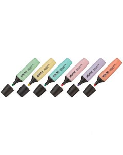 Набор маркеров текстовыделителей Selection Pastel 1 5мм 6 цветов 6шт 24 уп Attache