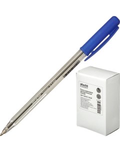 Ручка шариковая автоматическая Economy Spinner 0 5мм синий цвет чернил 50шт Attache