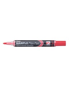 Маркер для досок Maxiflo Flex Feel круглый наконечник 1 5мм красный Pentel