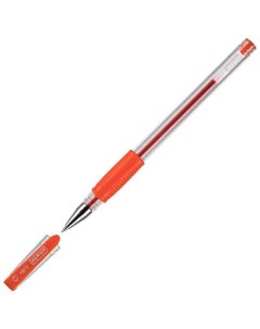 Ручка гелевая Town 0 5мм красный резиновая манжетка 12шт Attache