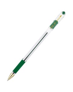 Ручка шариковая MC Gold 0 5мм зеленый цвет чернил масляная основа 1шт Munhwa