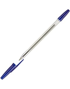 Ручка шариковая Оптима 0 7мм синий цвет чернил масляная основа 100шт Attache