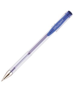 Ручка гелевая неавтоматическая 0 4мм синяя 12шт Nobrand