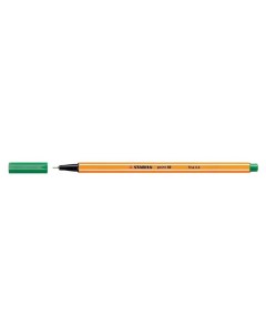 Ручка капиллярная Point 88 0 4мм зеленая 10шт 88 36 Stabilo