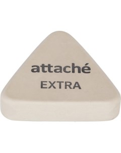 Ластик Extra натуральный каучук треугольный 40x38x10мм 36шт Attache